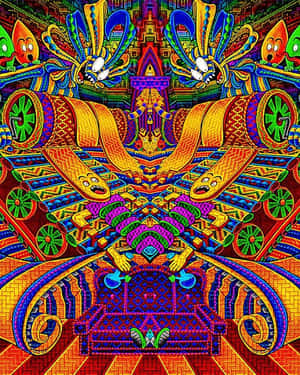 Dmt Bold Colors Wallpaper