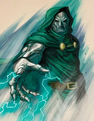 Doctor Doom Painting Fanart Wallpaper