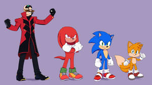 Doctor Eggman And Sonic Hedgehog Ii Wallpaper