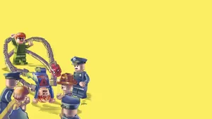 Doctor Octopus Lego Art Wallpaper