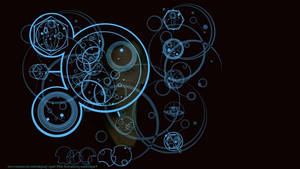 Doctor Who's Circular Gallifreyan Language Wallpaper