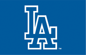 Dodgers Logo Blue Basic Wallpaper