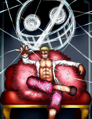 Doflamingo Unleashing Power Wallpaper