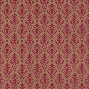 Dollhouse Red Vintage Wall Covering Wallpaper