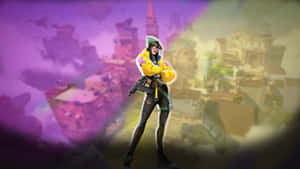 Dominate The Field With Killjoy's Innovative Abilities Wallpaper