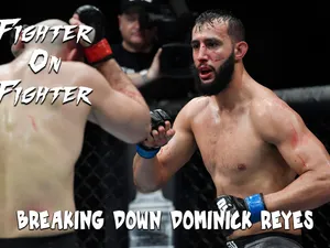 Dominick Reyes M M A Fight Intensity Wallpaper