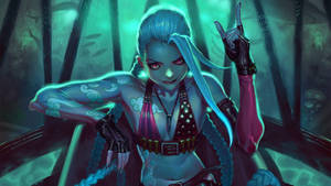 Don't Mess With Jinx From League Of Legends Wallpaper