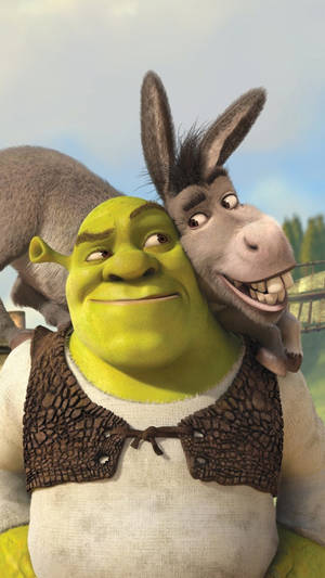 Donkey Resting Head Shrek 2 Wallpaper