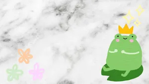 Doodles On White Marble Background Wallpaper