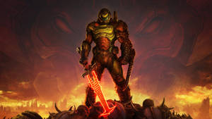 Doom Eternal Cool Gaming Desktop Wallpaper