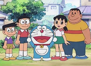 Doraemon And Friends Class Picture 4k Wallpaper