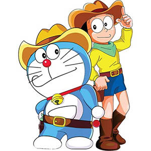 Doraemon And Nobita Together 4k Wallpaper