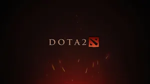 Dota 2 4k Game Title Logo Wallpaper