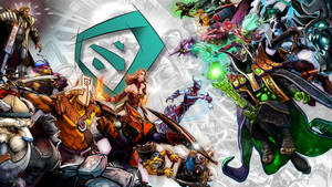 Dota 2 Animated Heroes Wallpaper