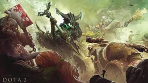 Dota 2 Epic Batlle Wallpaper