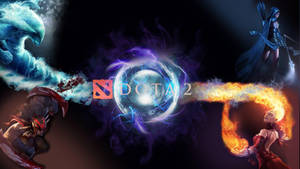 Dota 2 Heroes And Powers Wallpaper