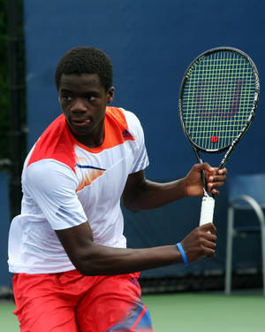 Double-handed Stance Frances Tiafoe Wallpaper