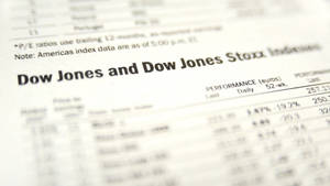 Dow Jones Performance Status Wallpaper