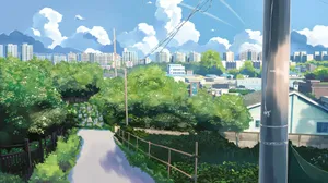 Download Anime City Wallpaper Wallpaper
