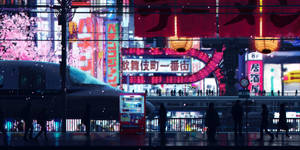 Download Anime City Wallpaper Wallpaper