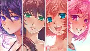 Download Doki Doki Literature Club Wallpaper Wallpaper