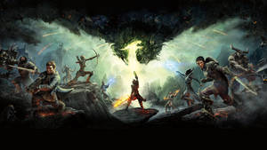 Dragon Age Inquisition Fight Scene Wallpaper