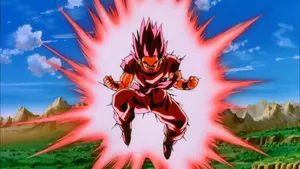 Dragon Ball Goku Kaioken Scene Wallpaper
