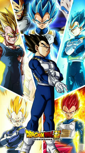 Dragon Ball Majin Vegeta Smile All Transformation Wallpaper
