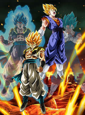 Dragon Ball Z Saiyan Vs Saiyan Vs Saiyan Vs Wallpaper