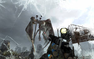 Dragon In Metro Redux Wallpaper