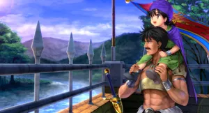 Dragon Quest V Hero And Pankraz Wallpaper