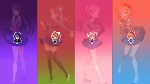 Dream Of A New World In Doki Doki Literature Club Wallpaper