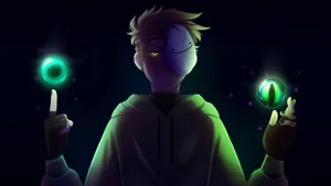 Dream Youtube Star With Orbs Wallpaper