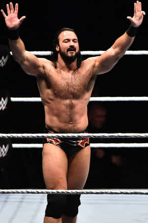 Drew Mcintyre Championing At Wwe Royal Rumble Wallpaper