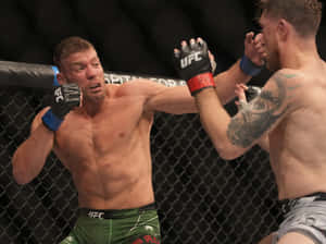 Dricus Du Plessis Looking Determined Wallpaper