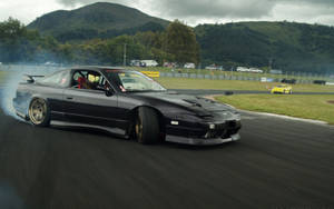 Drift Cars Black Nissan 180sx Wallpaper