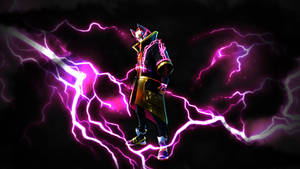 Drift Fortnite With Lightning Wallpaper