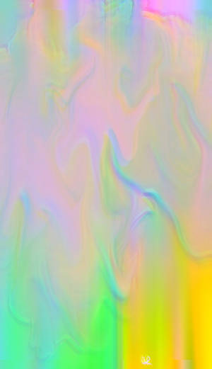 Drippy Pastel Paint Art Wallpaper