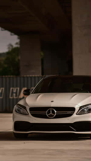 Drive Your Digital Life In Style With The Mercedes Benz Iphone Wallpaper