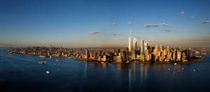 Dual Monitor New York Skyline Wallpaper