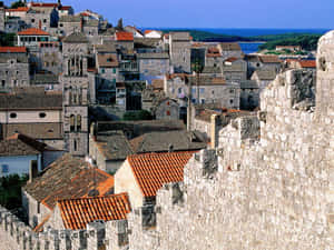 Dubrovnik Fortified Wall City Wallpaper