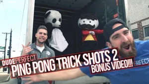 Dude Perfect Ping Pong Trick Shots Wallpaper