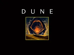 Dune Movie Minimal Logo Art Wallpaper