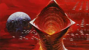 Dune Red Sandworm Mouth Wallpaper