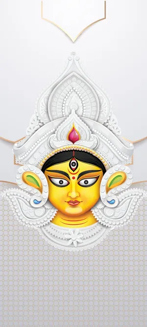 Durga Puja Celebrations For Durga Devi Wallpaper