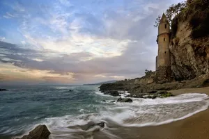 Dusk Beach Desktop Wallpaper