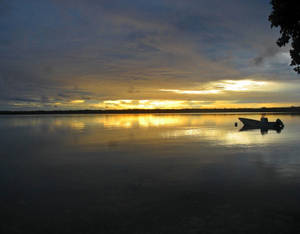 Dusk On Marshall Islands Wallpaper