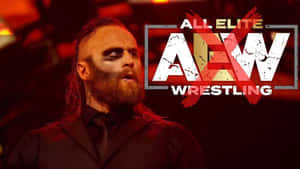 Dutch Professional Wrestler Malakai Black Aew Red X Wallpaper