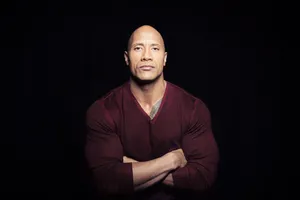 Dwayne Johnson Celebrity Portrait Wallpaper