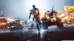 Dynamic And Tense Atmosphere In The Battlefield 3 Battleground Hd Wallpaper